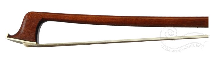 Violin Bow: 3/4 John Brasil, NS/E, 1/2 Lined, Pern