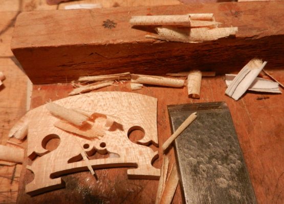 Cutting a German Klotz style transitional bridge.