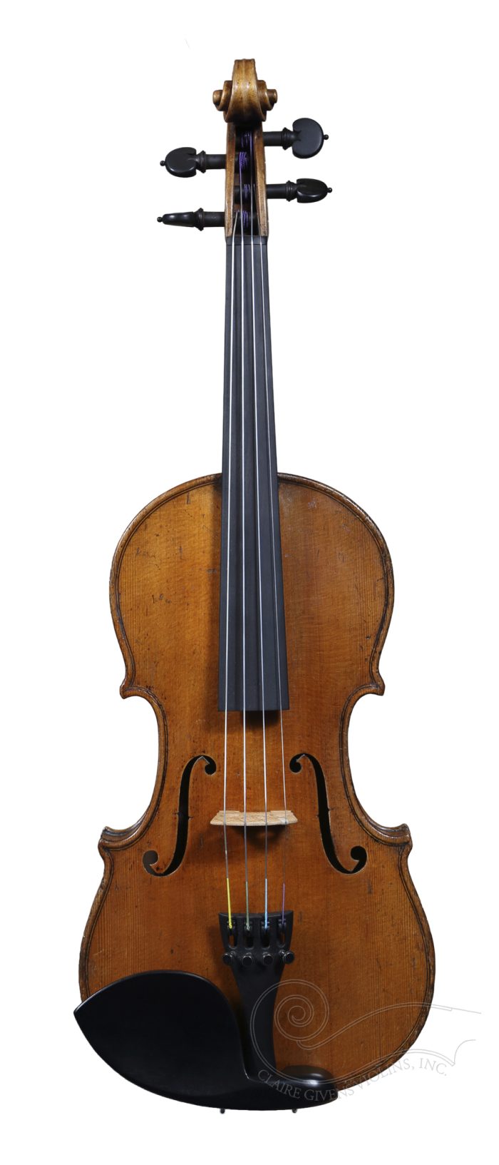 Violin: 3/4 Frederick Geisler, Germany 1909